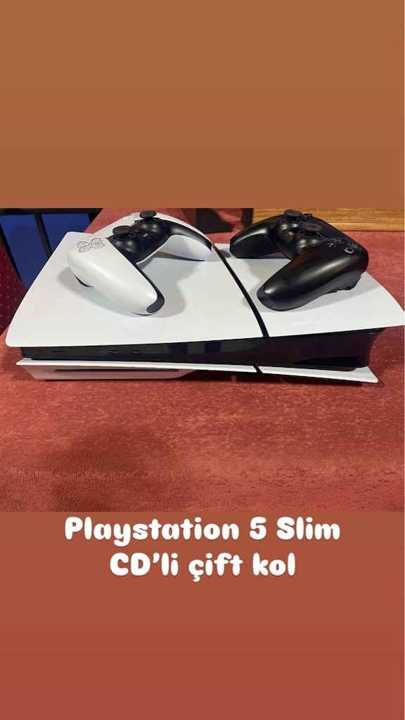 PLAYSTATION 5 SLİM KASA ÇİFT KOL CDLİ SÜRÜM 1 TB