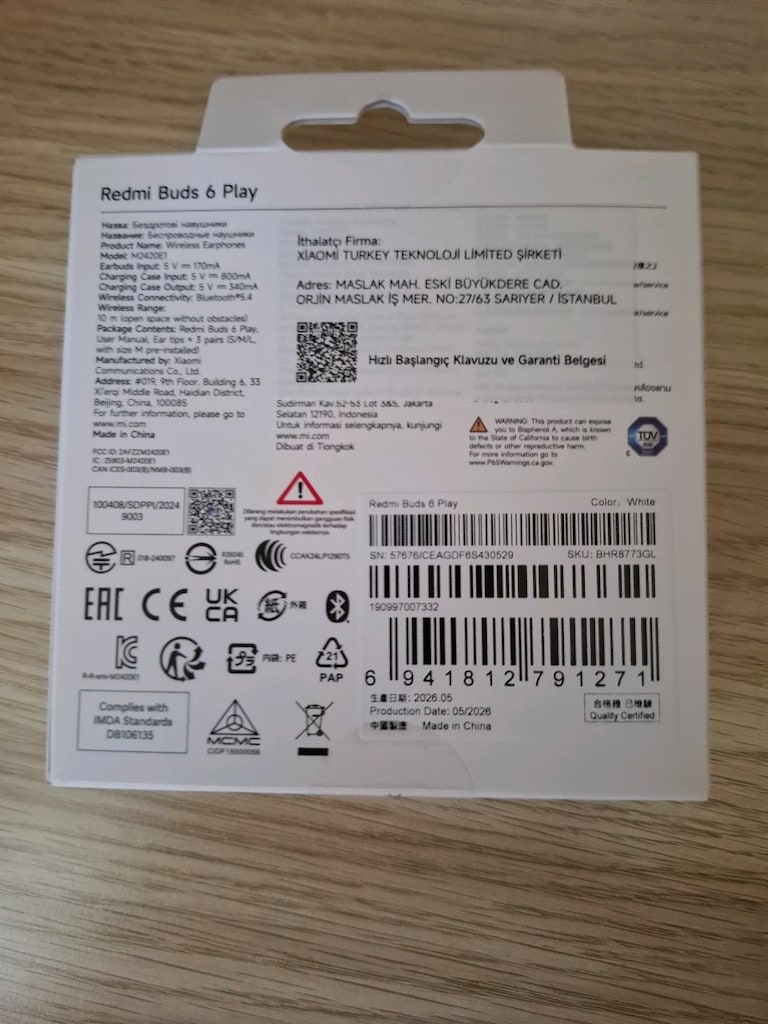 XİAOMİ REDMİ BUDS 6 PLAY - 3