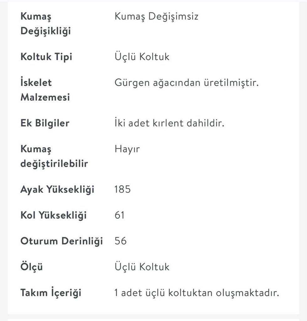 Hiç Kullanılmadı Paketlendi Kazayağı ve Antrasit 2 AdetÜçlüKoltuktakım - 10