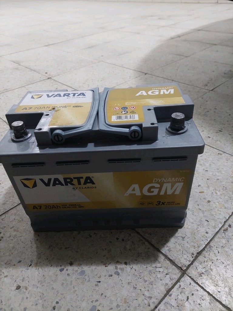 Varta Dynamic AGM A7 (12V 70Ah 760A) model Start-Stop aküsüdür. - 6