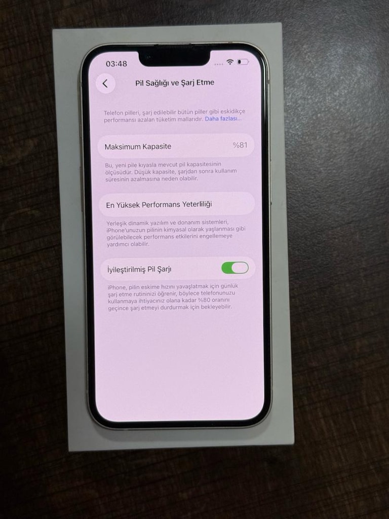 İPHONE 13 128 GB PİL 81 TR - 12