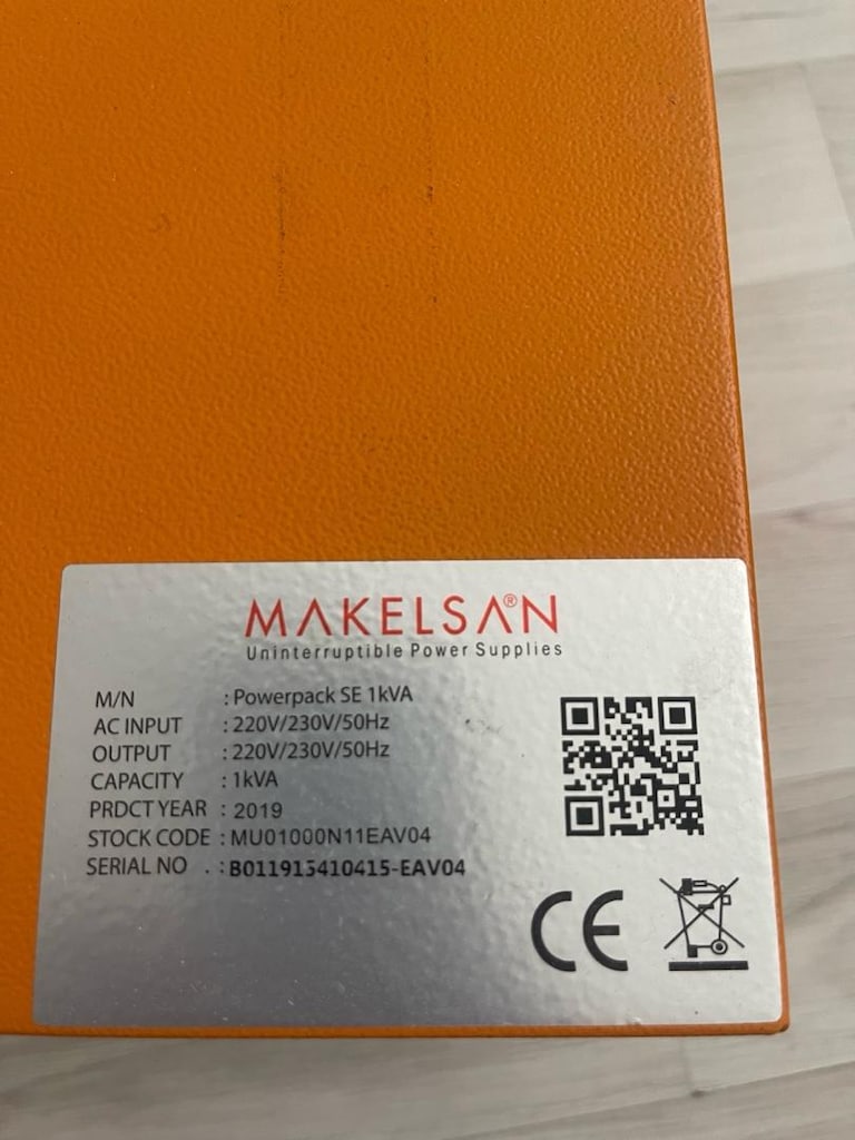 Makelsan 1kVA Online Ups - 3