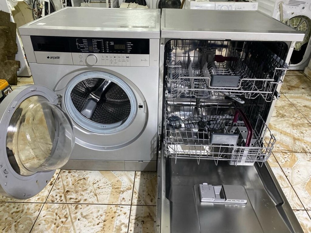 arcelik çamaşır makinesi bulasık makinesi hatasız temiz garatili - 3