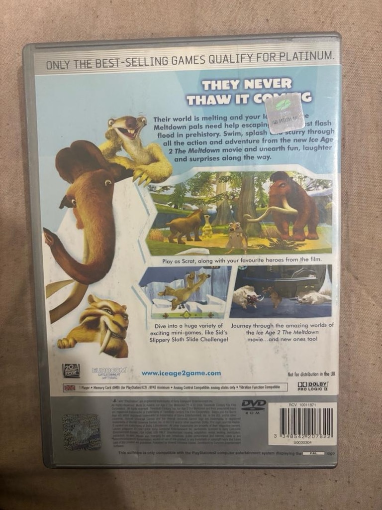 buz devri 2 (ice age 2) playstation2 oyunu - 3