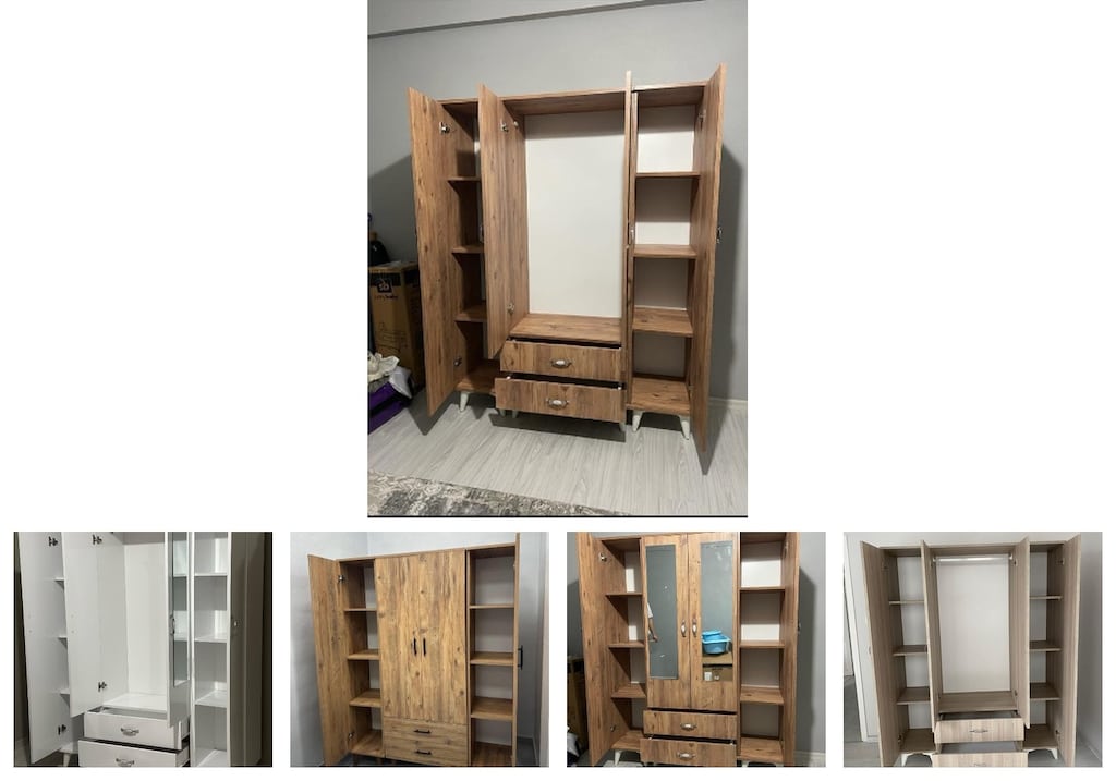4 kapaklı elbise dolabı pbughrmxxo - 2