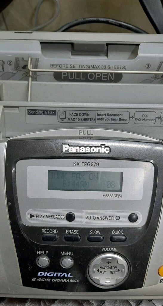 Panasonic KX-FPG379 faks telefon - 4