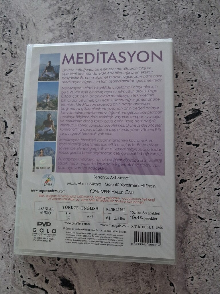 Meditasyon yoga dvdsi ev kolleksiyonudur. - 3