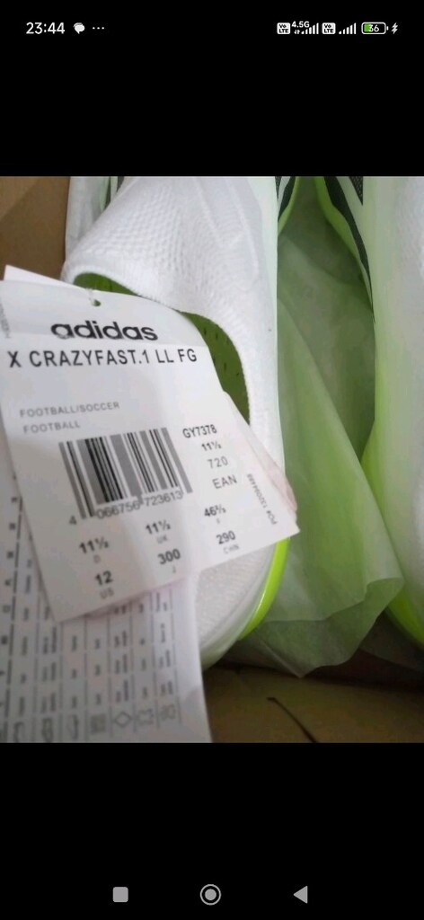 adidas krampon orjinal 46 no - 4