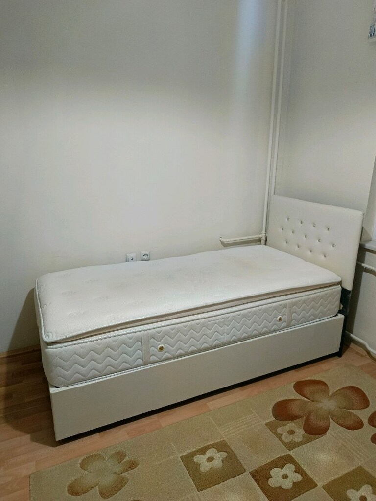 Tek kişilik yatak+baza+başlık - 2