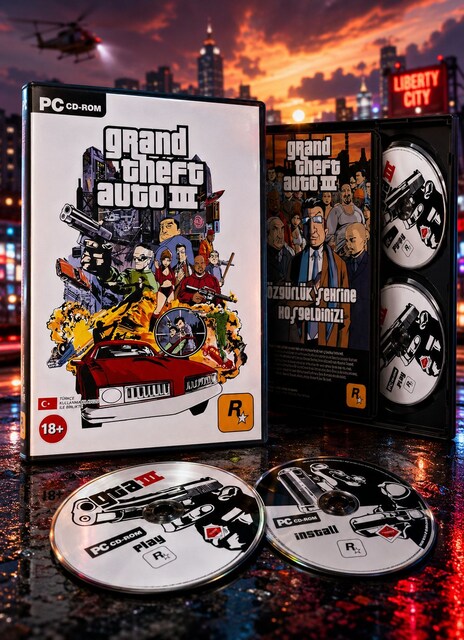 GRAND THEFT AUTO III PC CD-ROM KOLOKSİYONLUK OYUN