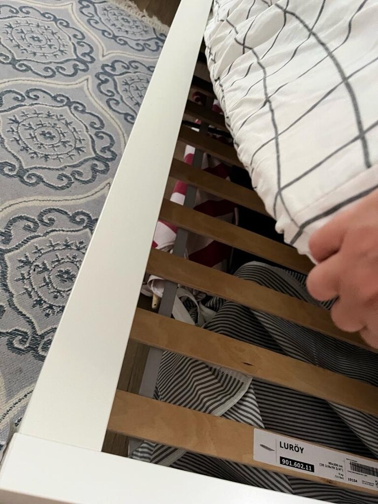 acill satılık- ikea tek kişilik karyola+ yatak - 3
