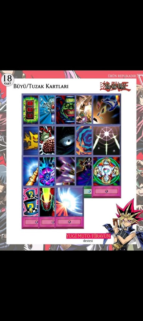 Yugi Muto/Firavun Anime Hal Destesi 43 Yugioh Kart Yu-Gi-Oh! - 4