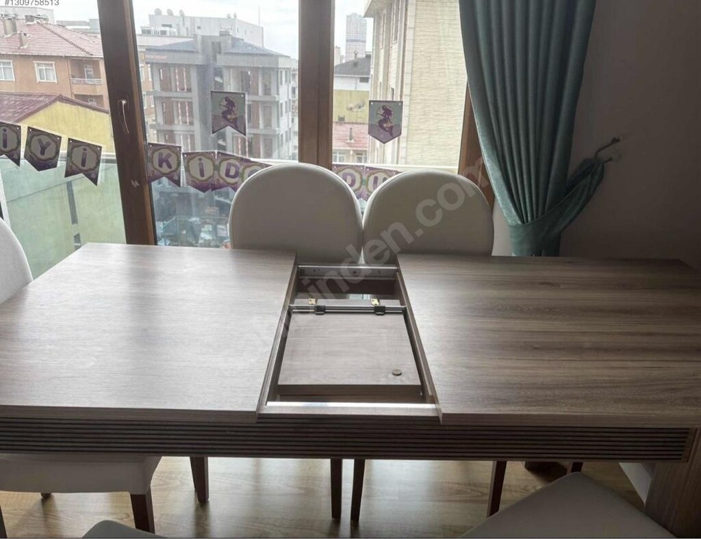 Kargılı Mobilya Açılır Yemek Masası + 6 Sandalye (Özel Bölmeli) - 3