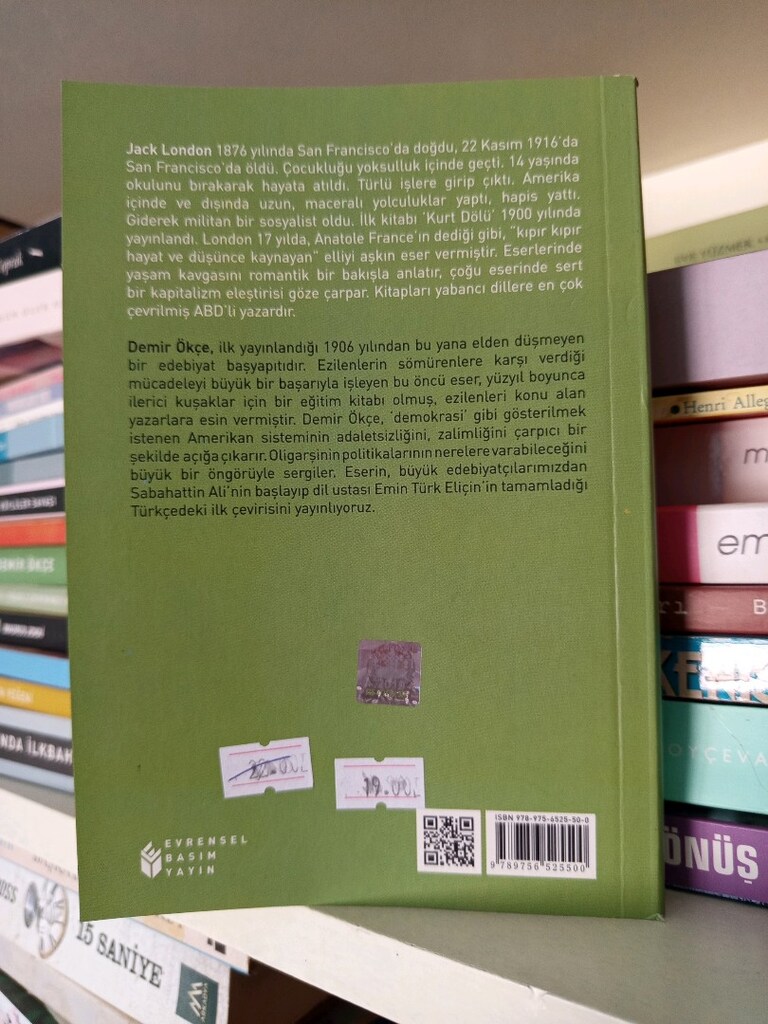 Demir Ökçe - Jack London (Politik Roman) - 5