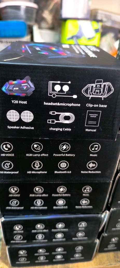süper motorsiklet kaskı Bluetooth kulaklık intercom - 4