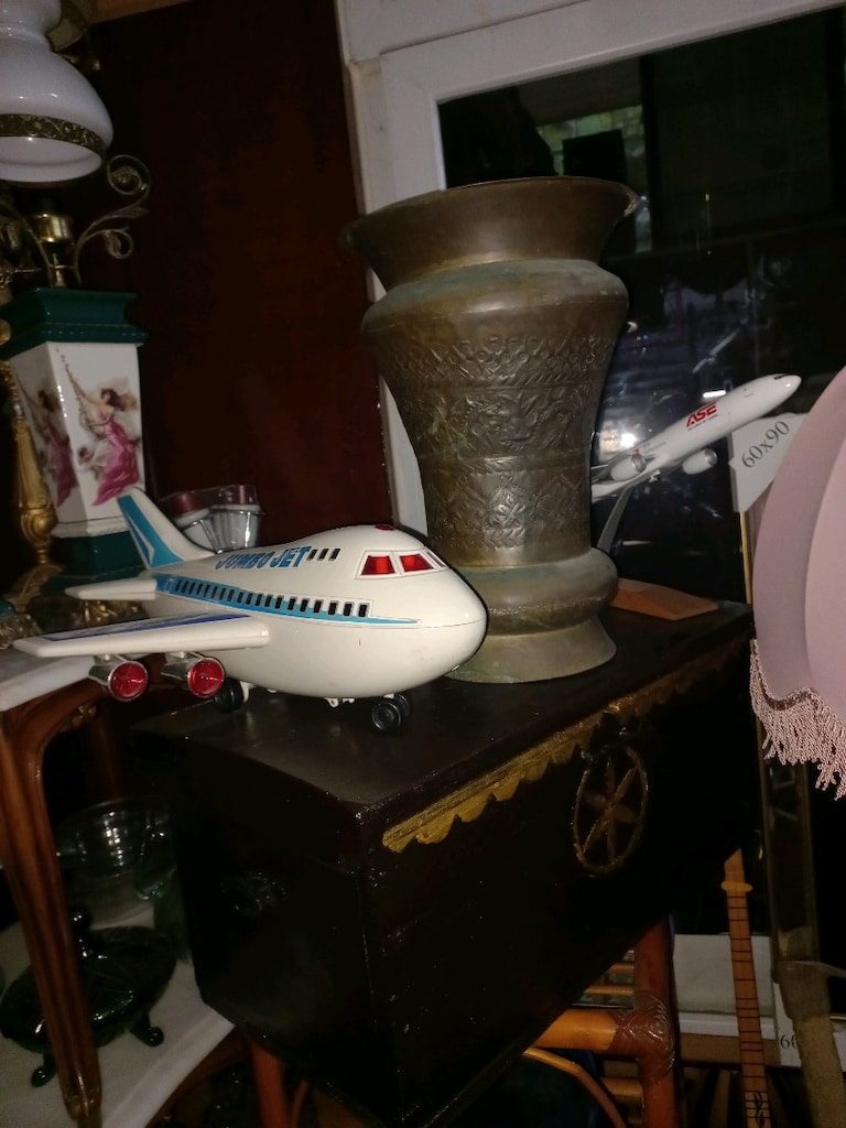 Bakır Saksı Vintage - 12