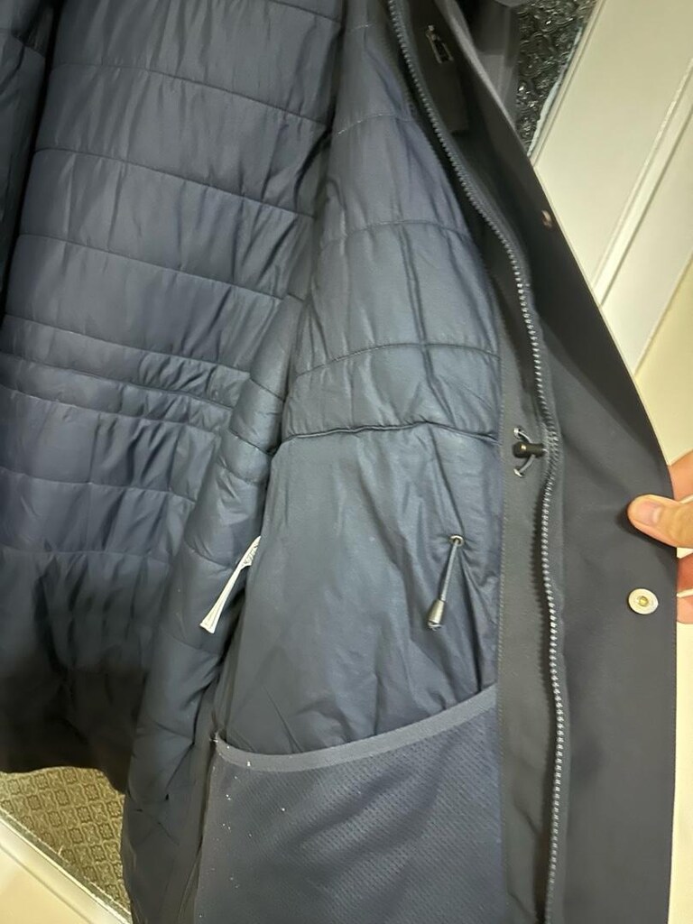 QUECHUA UZUN LACİVERT MONT - 4