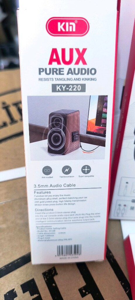 2 in 1 Audi ses kablosu. - 5