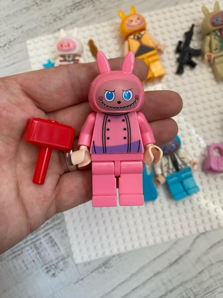 Lego duplo uyumlu labubu figürleri - 6