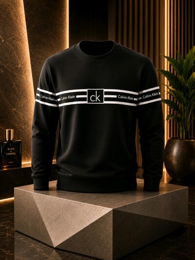 Calvin Klein Erkek Sweatshirt Siyah – Premium Kalite