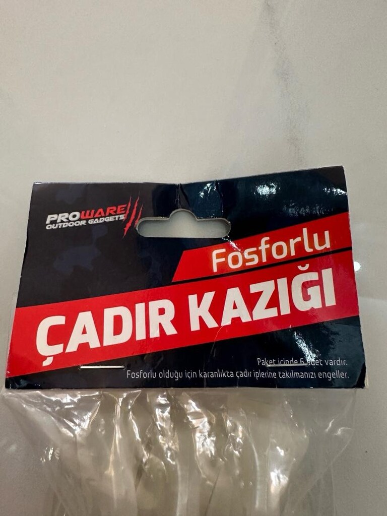 PROWARE 6 ADET FOSFORLU ÇADIR KAZIĞI - 3
