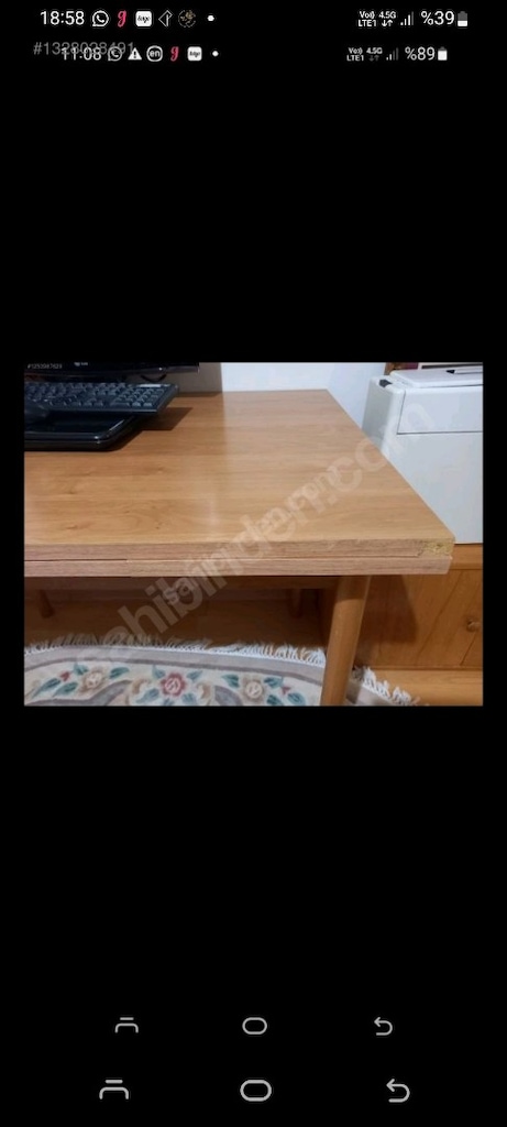 Ahşap masa - 2