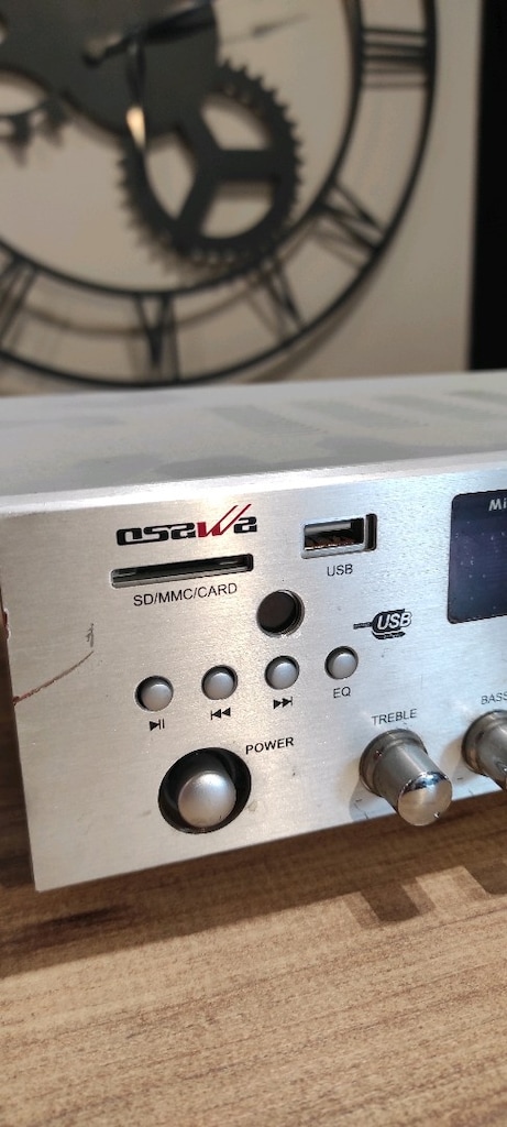 Osawa HD-602 Mini Hi-Fi Dijital Stereo Amfi / Amplifikatör (USB / SD) - 4