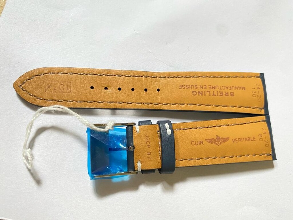 Breitling 24 mm lacivert kordon tokalı - 9