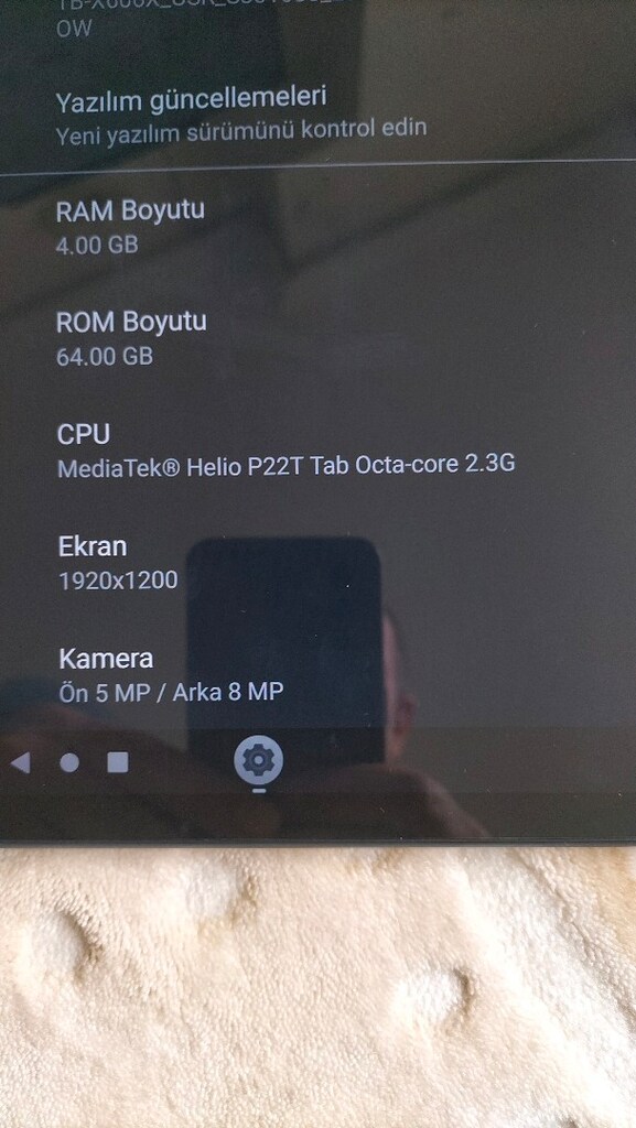 Lenovo Tab M10 plus Tablet 10.3 inç ekran - 7