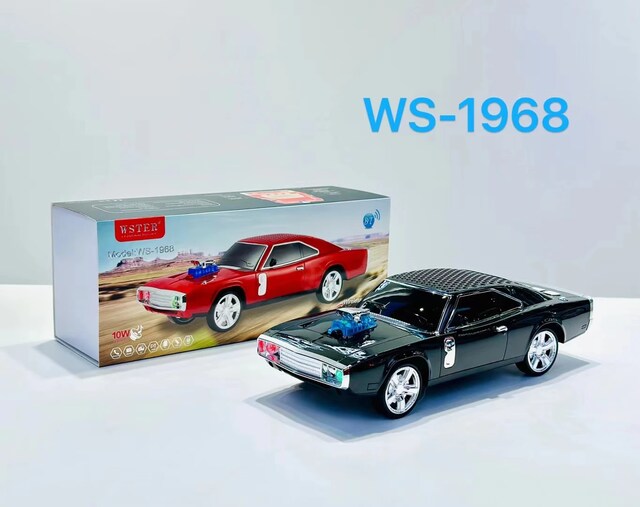 Dodge Nostaljik Araba Bluetooth Hoparlör SD USB Radyo