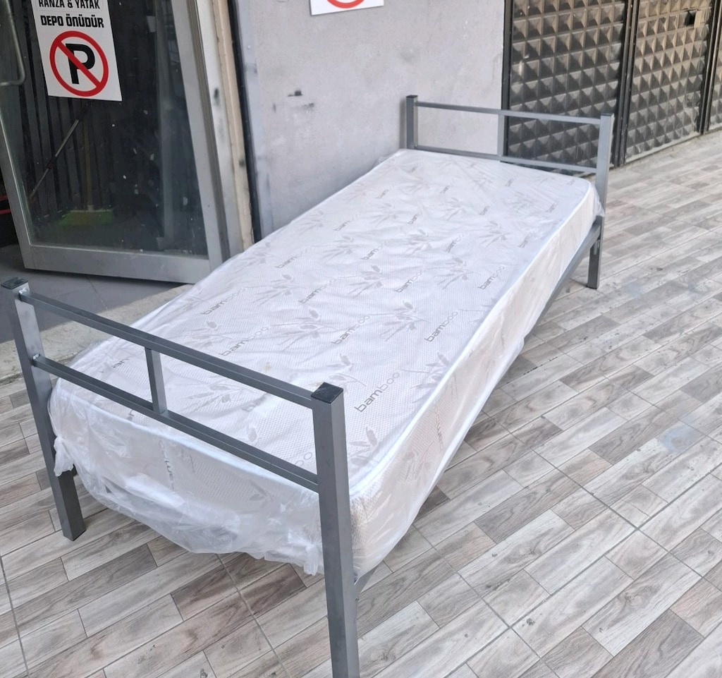 EV İŞYERİ OTEL İCİN TEK KİŞİLİK KARYOLA YATAKLİ ÜCRETSİZ TESLİMAT - 4