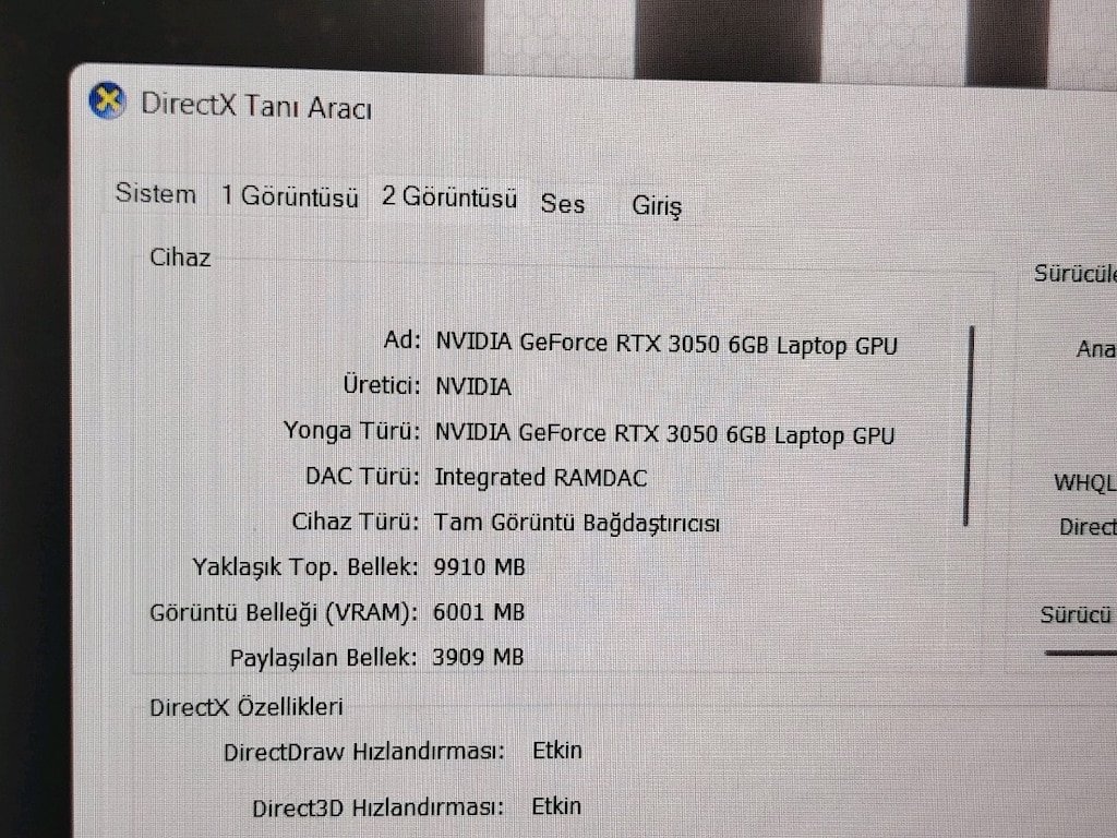 2 AYLIK ASUS TUF F16 İNTEL CORE 5 210H 8GB DDR5 RTX 3050 6GB - 2