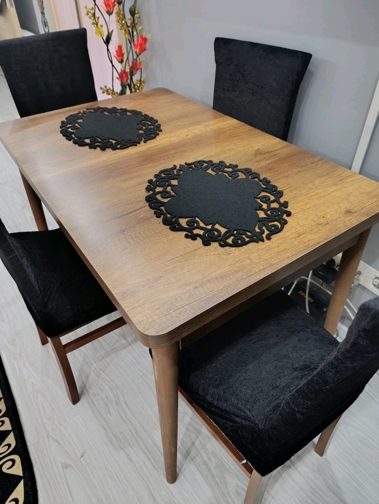 MASA + 4 SANDALYE + 4 KILIF ( Sadece Masa Koçtaştan 10bine alındı ) - 3