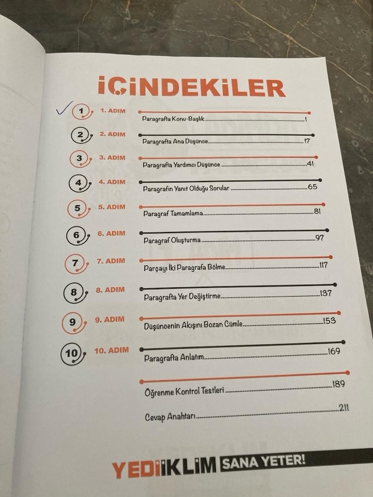Temelden Zirveye 10 adımda paragraf - 2