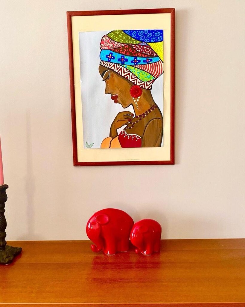 Tablo Afrikalı Kadın - 2