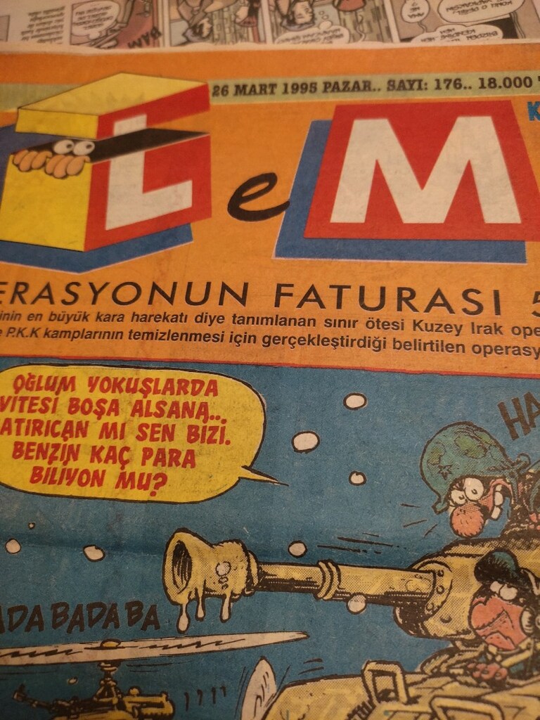 Cem Yılmaz Köşeli Leman Dergisi