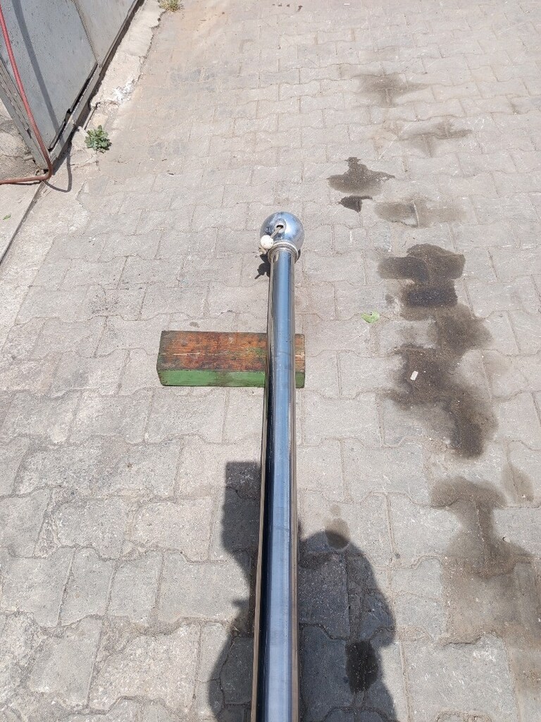 Bayrak Direği 7 Metre Krom Paslanmaz - 12