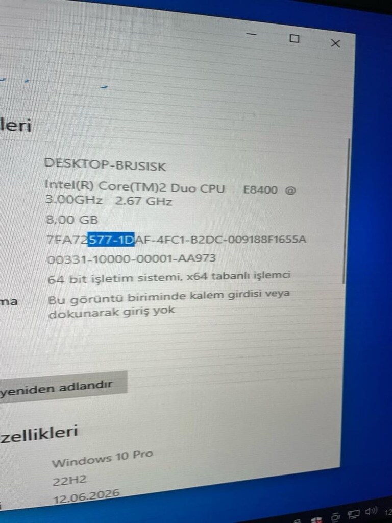 Kasa Intel E8400 8 Gb ddr3 128 gb ssd 512 gb 256 bit Vgs - 5