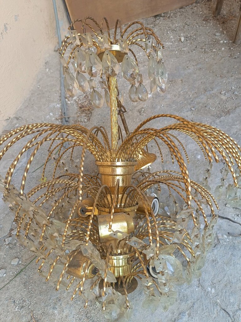Vintage taşlı avize - 4