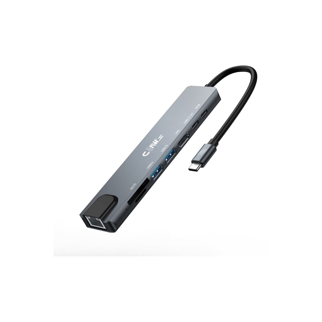 8'i 1 Arada Windows & Mac 100 W Hızlı Şarj Özellikli USB Hub Çoklayıcı - 4