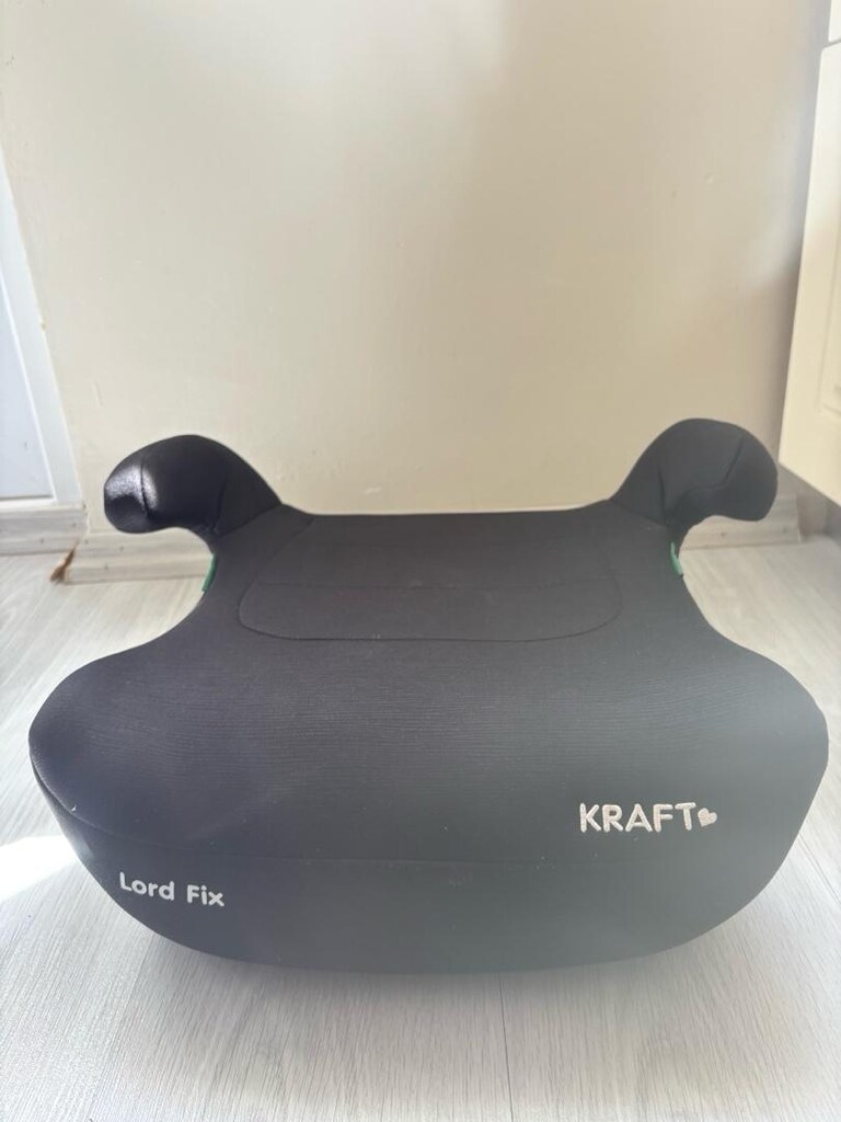 kraft lord fix i-size booster yükseltici oto koltuğu siyah - 2
