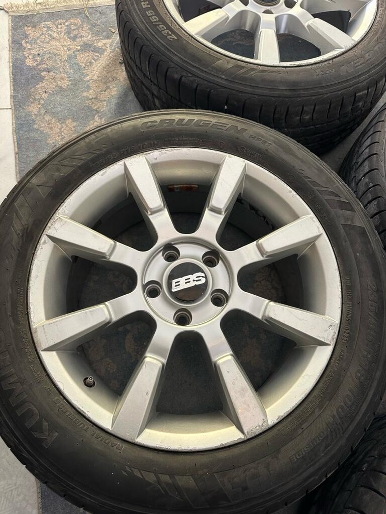 18 inç 5x120 çelik jant lastik takımı - 3