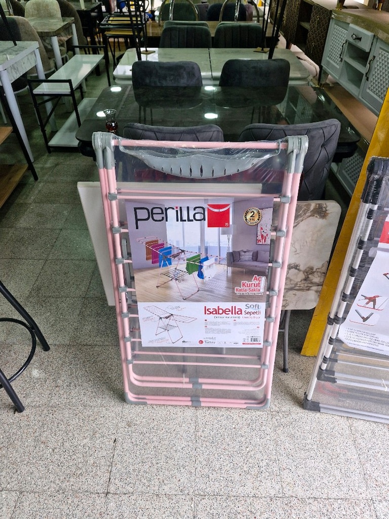 PERILLA ISABELLA SEPETLİ PEMBE ÇAMAŞIR KURUTMALIK - 3