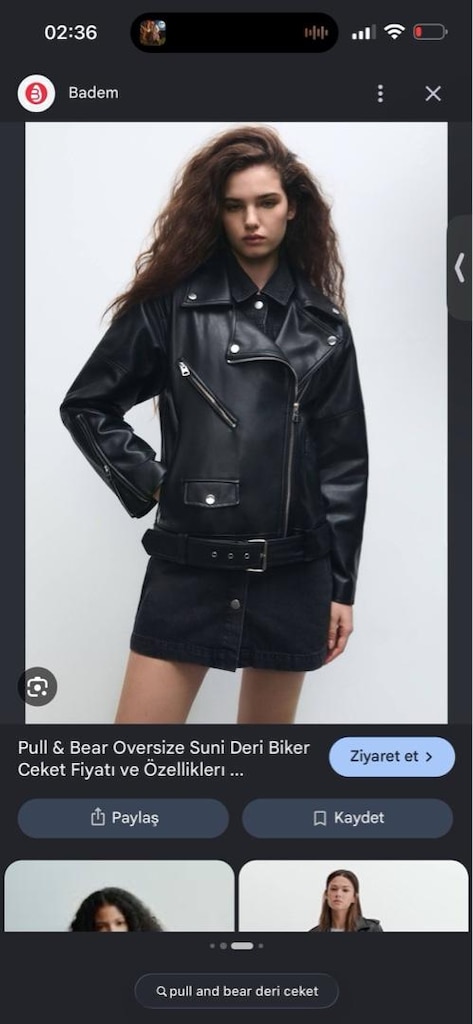 pull and bear ceket