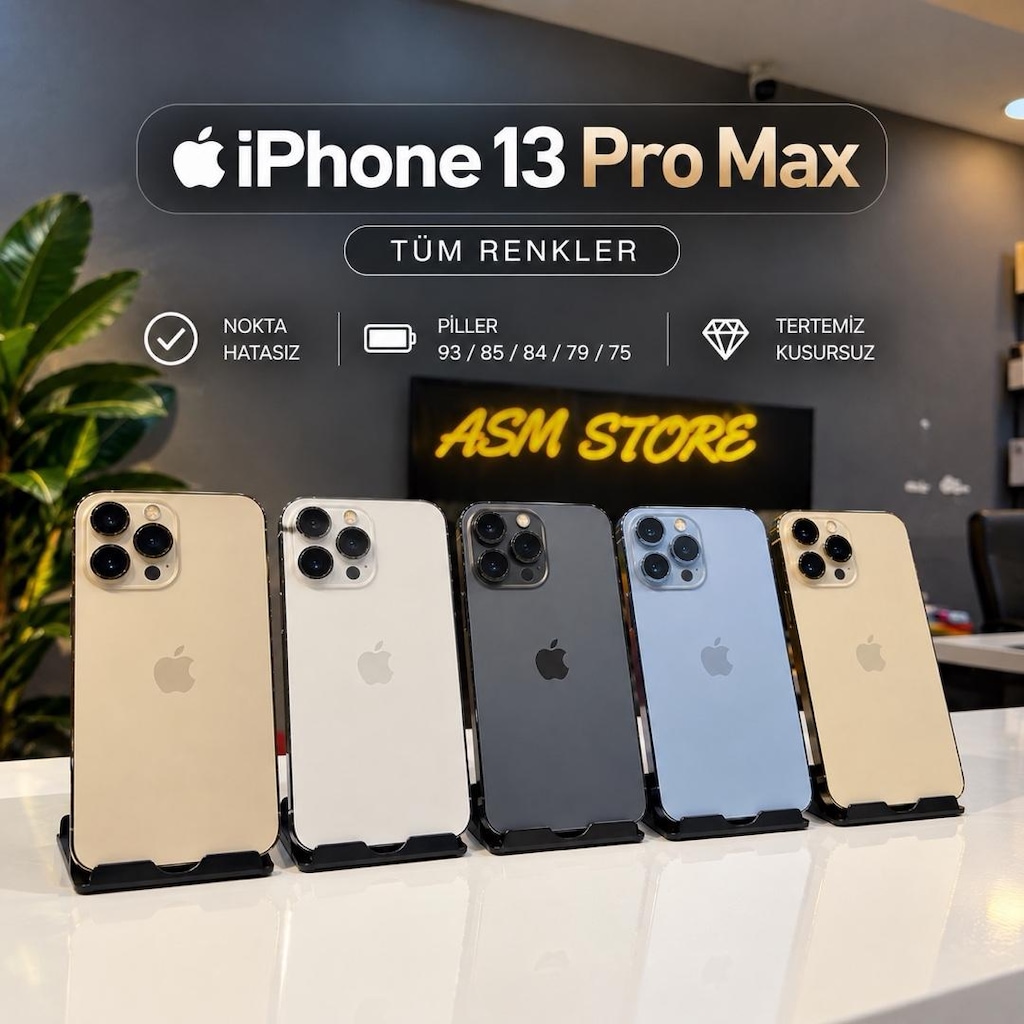 İPHONE 13 PRO MAX 128 GB PİL :93 HATASIZ / KUSURSUZ - 4