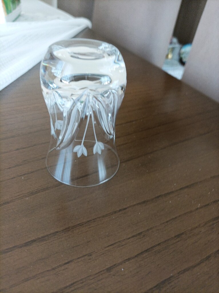 Paşabahçe kesme çay bardağı ve tabagi - 2