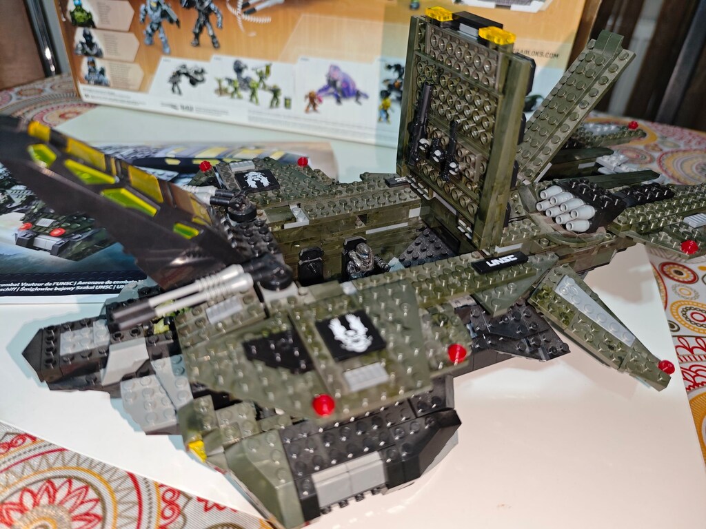 HALO UNSC Vulture Gunship eksiksiz (Lego) Mega Blocks - 4