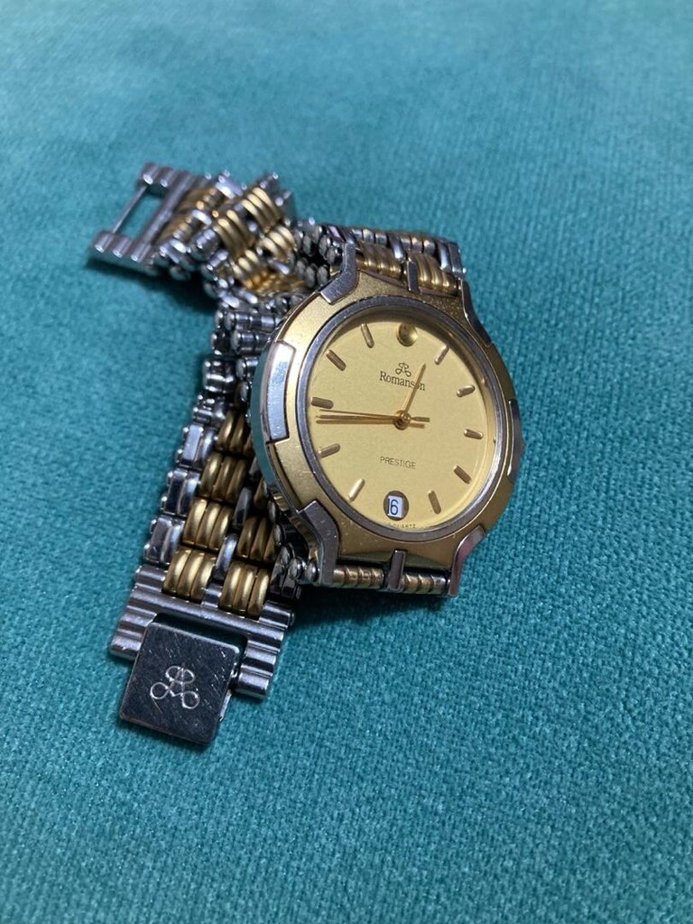 romanson swıss Quartz 24 k gold / saat - 7