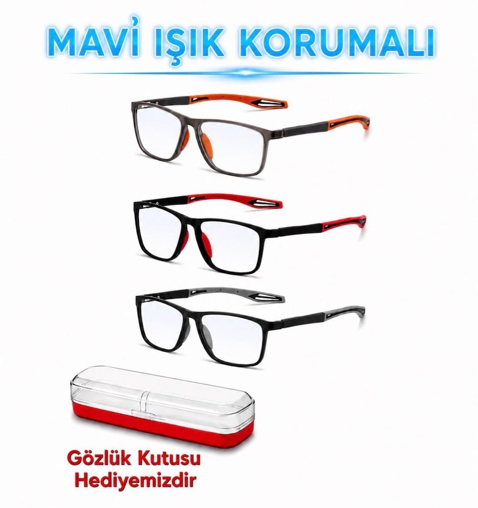 +1 Numara Marjinal Erkek Okuma Gözlüğü - 7