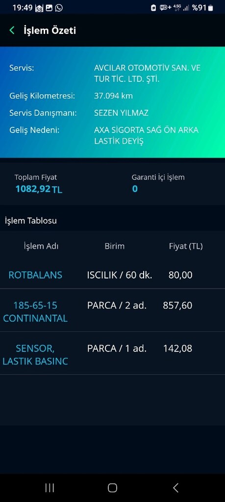2015 model linea hatasız boyasız. - 18